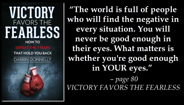 Quote from the book, Victory Favors the Fearless